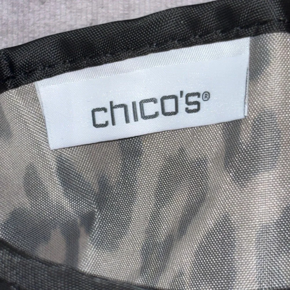 NWT Chico's Brown Leopard Print Mob Wife Garment Bag Travel Suit Cover - Picture 4 of 9